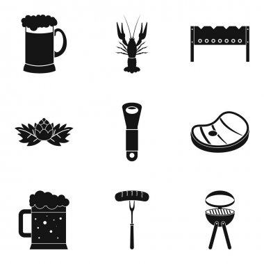 Fry et Icons set, basit tarzı