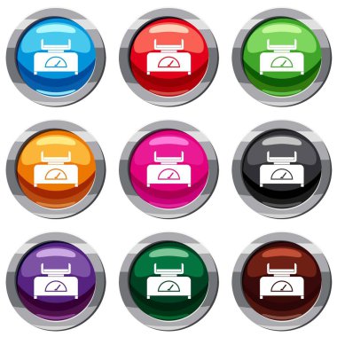 Ağırlık ölçek 9 koleksiyonu ayarla