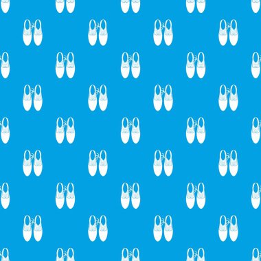 Kesintisiz mavi ayakkabılar şaka bağlı dantel desen