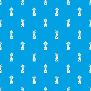 Oyuncak kutusunda desen kesintisiz mavi dışarı atlama