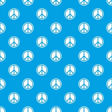 Mavi işareti hippi barış desen sorunsuz
