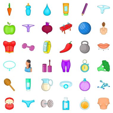 Spor aygıt simgelerini ayarla, tarzı çizgi film