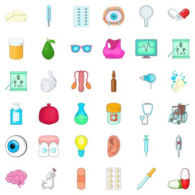 Tablet Icons set, karikatür tarzı