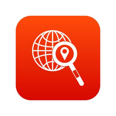 Küre, harita işaretçi ve Büyüteç camı