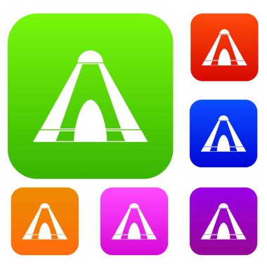 Çadır renk koleksiyonu ayarla