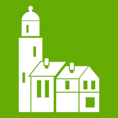 Evler simgesi yeşil