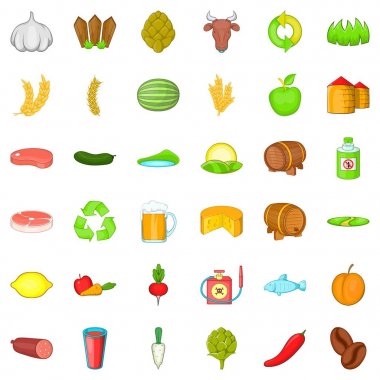 İşçi Icons set, izometrik stili