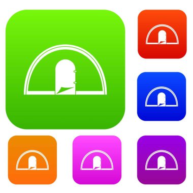 Çadır renk koleksiyonu ayarla