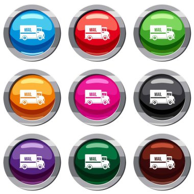 Posta kamyonu 9 koleksiyonu ayarla