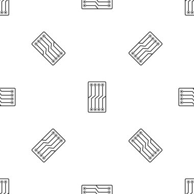 Devre levhasını desen sorunsuz siyah