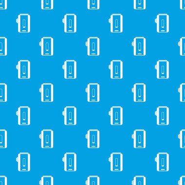 Şarj cihazı desen kesintisiz mavi