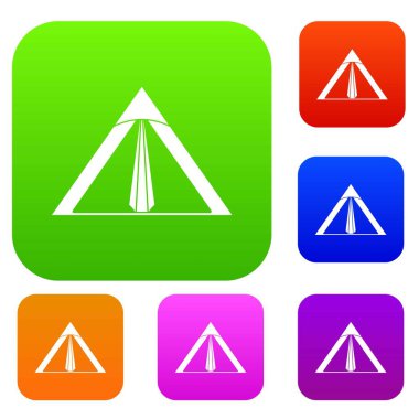 Çadır renk koleksiyonu ayarla