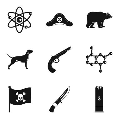 Chase Icons set, basit tarzı