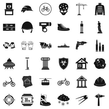 Proje Icons set, basit tarzı