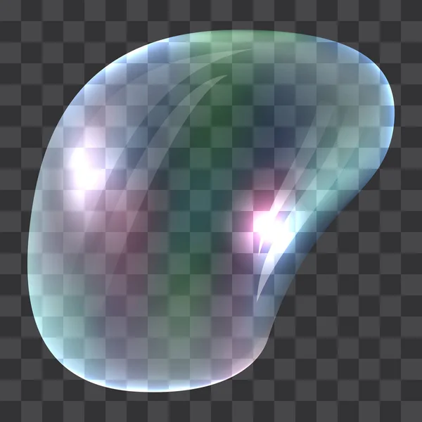 Bubbla i luften konceptet bakgrund, realistisk stil — Stock vektor