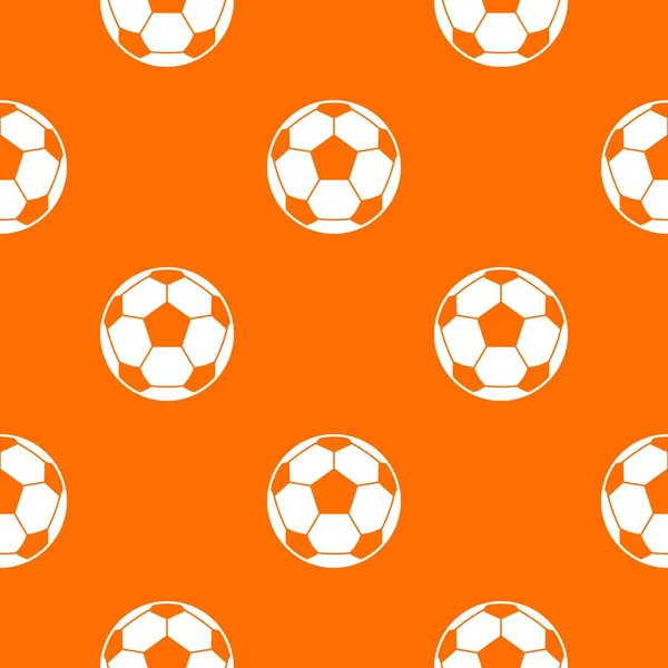 Ποδόσφαιρο ποδόσφαιρο μπάλα μοτίβο άνευ ραφής — Διανυσματικό Αρχείο