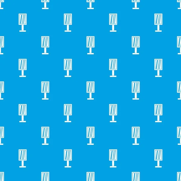 Patrón de soporte publicitario azul sin costuras — Vector de stock