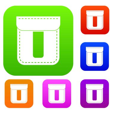 Siyah cep set renk koleksiyonu