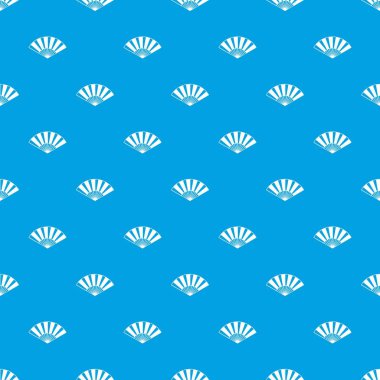 Fan desen kesintisiz mavi