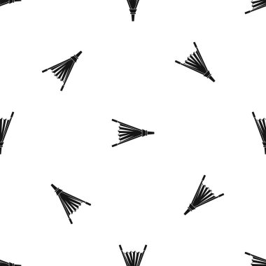 Yangın körük desen sorunsuz siyah