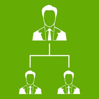 Şirket yapısı simgesi yeşil