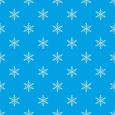 Gemi desen kesintisiz mavi tekerlek