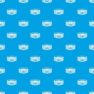 Stadyum desen kesintisiz mavi