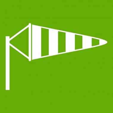 Rüzgâr tulumu simgesine yeşil