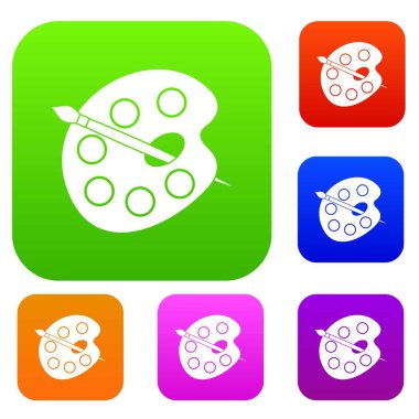 Palet renk koleksiyonu ayarla