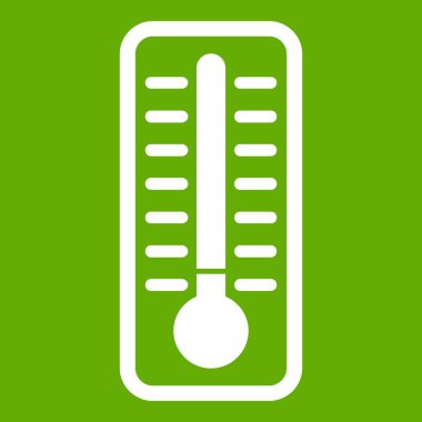 Soğuk termometre simgesi yeşil