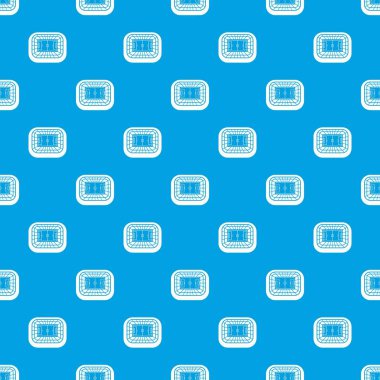 Stadyum üstten görünüm desen kesintisiz mavi