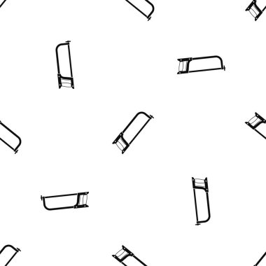 Demir testeresi desen sorunsuz siyah