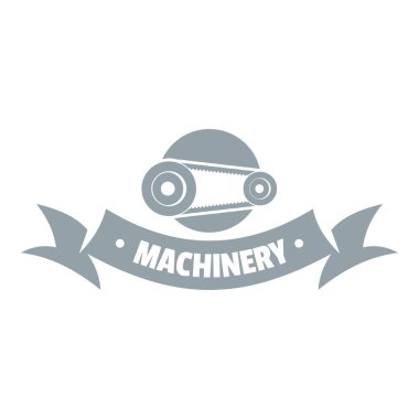 Denetim makine logosu, basit gri tarzı