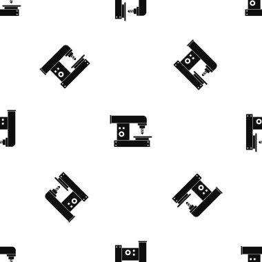 Delme makinesi Model sorunsuz siyah