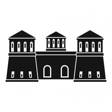 Kale simgesi, basit tarzı