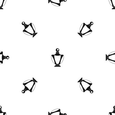 Zarif kadın parfüm şişe desen sorunsuz siyah