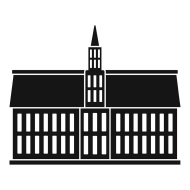 Bina simgesini, basit tarzı