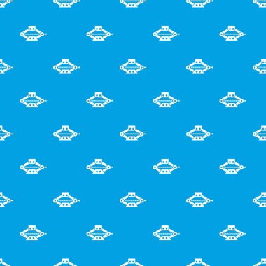 Kırmızı makas araba jack desen kesintisiz mavi