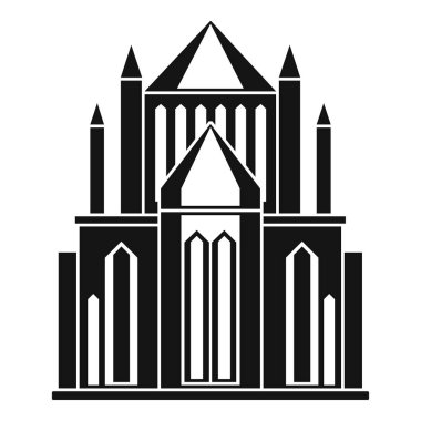 Katedral simgesi, basit tarzı