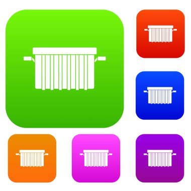 Çöp tankı renk koleksiyonu ayarla