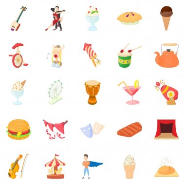 Sevinç Icons set, karikatür tarzı