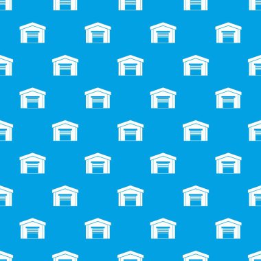 Garaj desen kesintisiz mavi