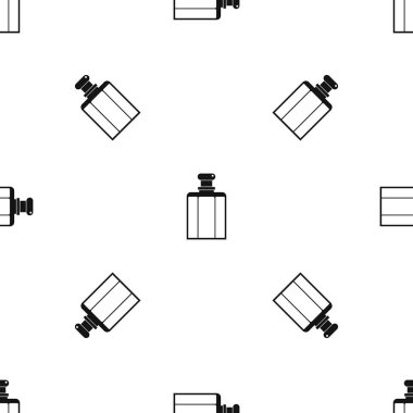 Kadın parfüm desen sorunsuz siyah şişe
