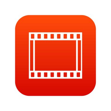 Film kareleri film simgesi dijital kırmızı