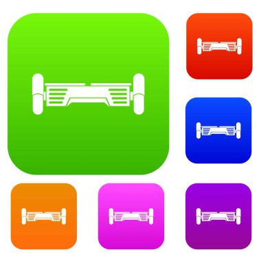 Akıllı scooter renk koleksiyonu ayarla