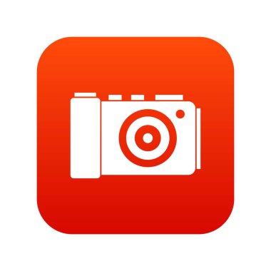 Fotoğraf kamera simgesi dijital kırmızı