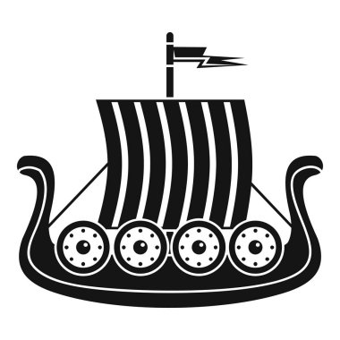 Yelken simgesi, basit tarzı