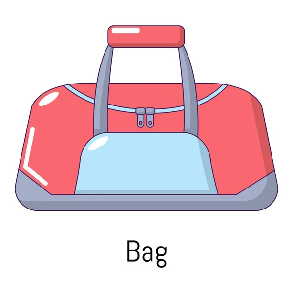 Bag sport icon, cartoon style — Stock Vector