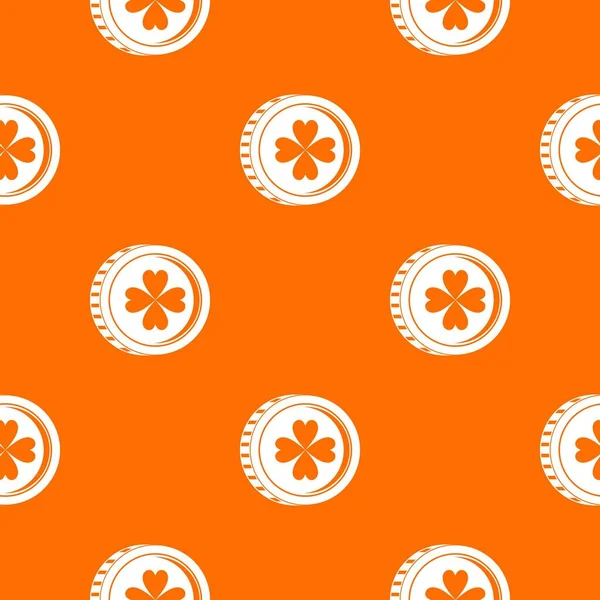 Madeni para yonca işareti ile Dikişsiz desen