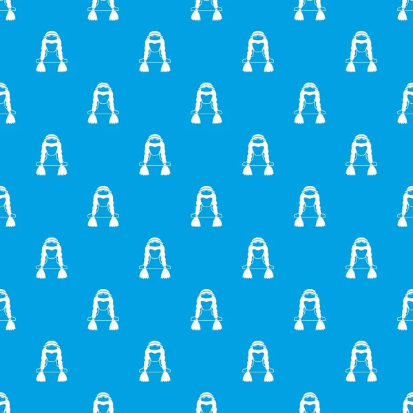 Kızılderili desen kesintisiz mavi